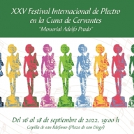 
		  XXV FESTIVAL DE PLECTRO “MEMORIAL ADOLFO PRADO” - ALCALÁ DE HENARES (MADRID)